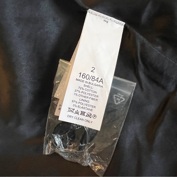 ✨HOST PICK✨ KATE SPADE BLACK AND CREAM TWEED COAT WITH POCKETS - SIZE 2 - Picture 6 of 7